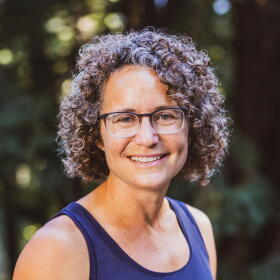 Santa Cruz author Nina Simon. Her new novel is titled My Sister is Going to Kill Me