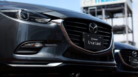 Mazda Motor brand cars are displayed at a car dealership in Hiroshima, Japan July 15, 2025. REUTERS/Issei Kato