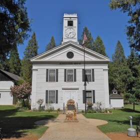 Mariposa County's courthouse was completed in 1854
