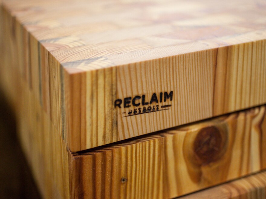 Reclaim Detroit says that when it takes apart vacant buildings, it can recycle 15 percent and reuse 70 percent of the materials.