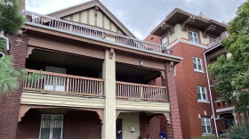 Small apartment complexes like this have been demolished or abandoned in the Community Center for Economic