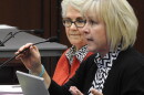 (Trent Nelson | The Salt Lake Tribune) Former Cache County employee Terryl Warner (right), speaks to the House Transportation Committee in 2018. Warner was charged earlier this week for alleged communications fraud.