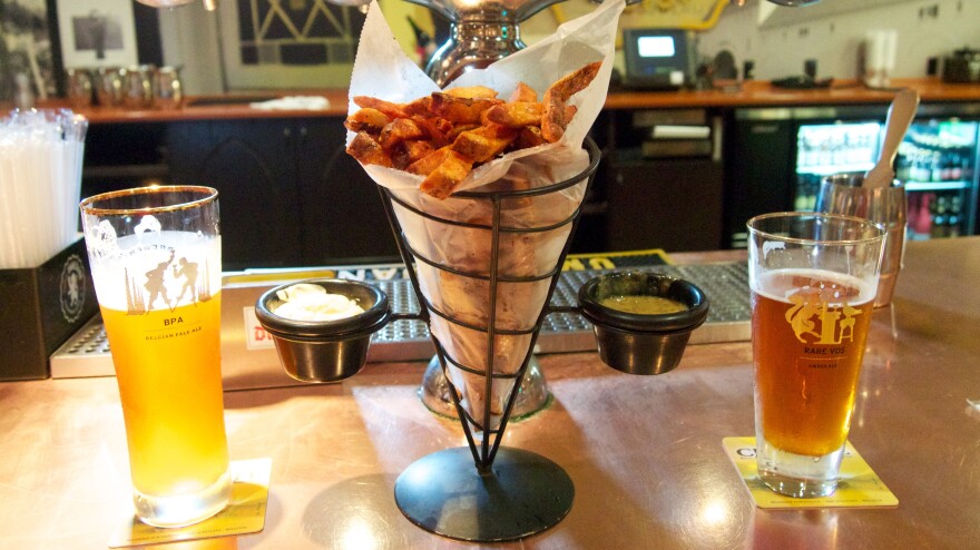 Tuesday afternoon's match between the U.S. and Belgium will pit two countries with burgeoning beer scenes — and a shared love of fries.