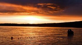 Gillnet fishing on the Kuskokwim River near Aniak.