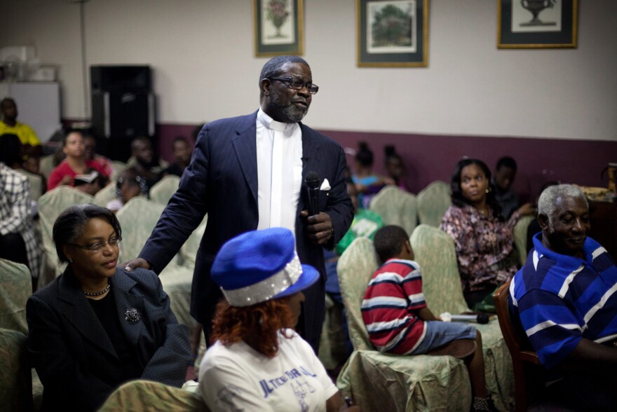 Eddie Walker, a pastor at In God's Time Tabernacle Church in Orlando, Fla., was once a crack addict. He says about 60 percent of his small congregation's members have lost their ability to vote.