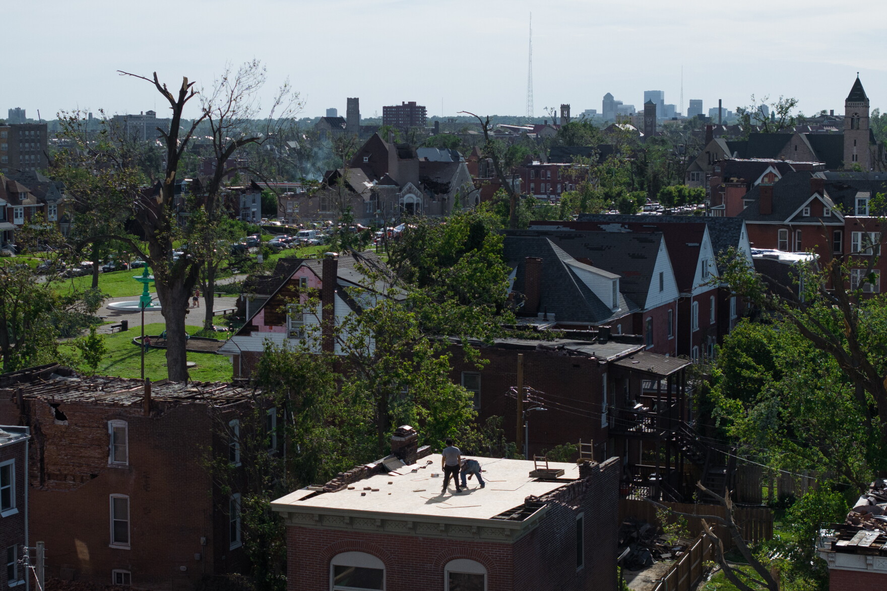 Photos: St. Louis cleans up after powerful tornado | STLPR