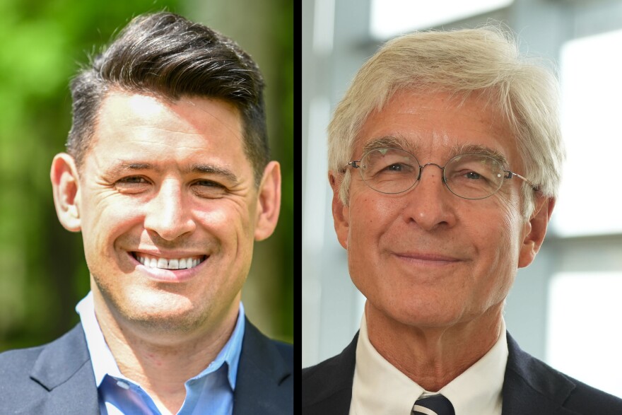 Democrats Elliot Forhan (L) and John Kulewicz (R) are running for Ohio Attorney General.