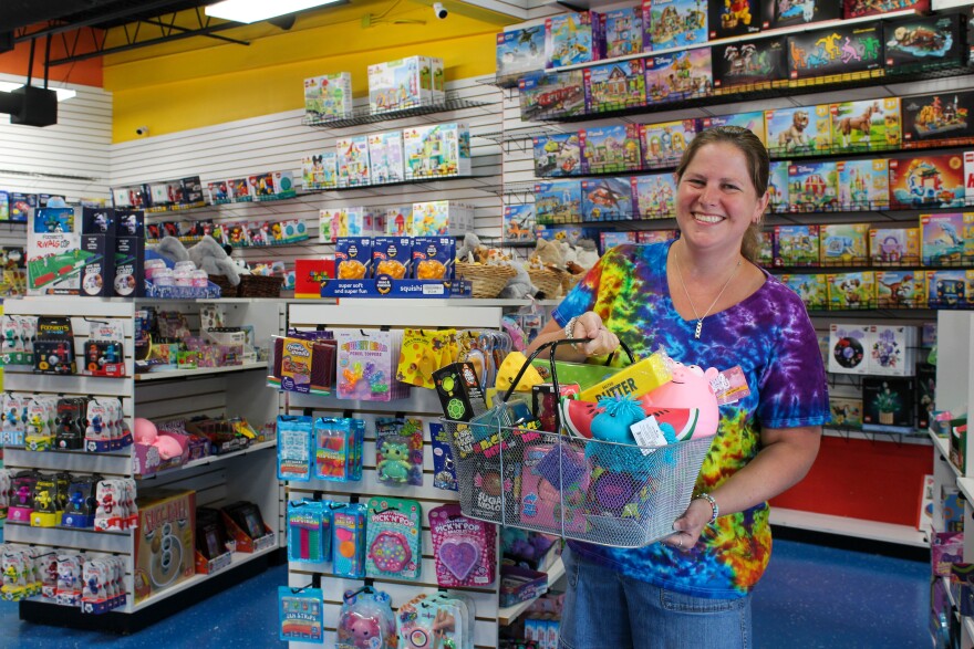Gwen Ottenberg is owner of Imagine That Toys in East Wichita. She says she expects the squishy trend to continue to grow.
