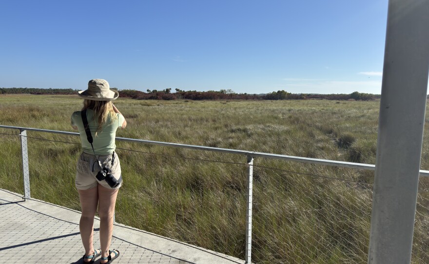 The rebuilt boardwalk at the Fakahatchee Strand Preserve State Park in Collier County was dedicated officially with a ribbon-cutting ceremony Saturday, February 21, 2026.