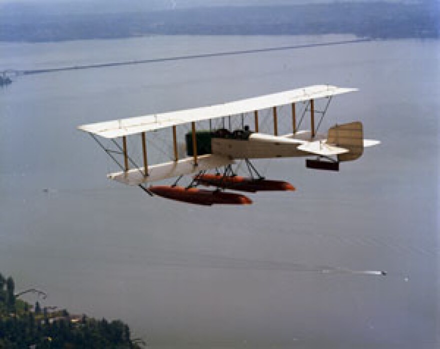 The Boeing B & W seaplane.