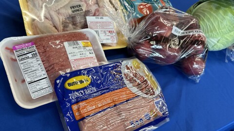 Groceries from a a Dave's Market in Cleveland.