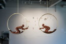 Close-up of “Humility and Generosity” by Pamela Willhite, part of the exhibit "Body Forth" at Four Chapter Gallery in Kansas City.