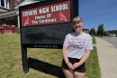 Kylee Plummer, 17, of Claremont, helped lead the roll out of a new online behavioral health counseling program at her school. The Claremont School District is one of five New Hampshire districts participating in a three-year pilot that provides the counseling from Cartwheel Cares for free — as long as students play a big roll in promoting it to peers.
