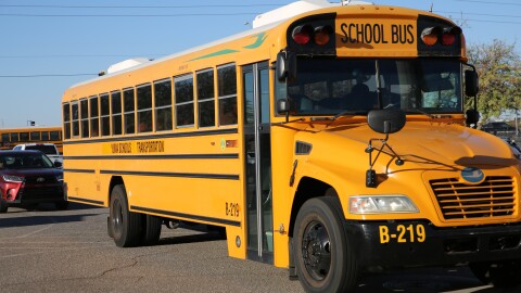 Yuma Schools Transportation buses serve Yuma School District One and Yuma Union High School District students.