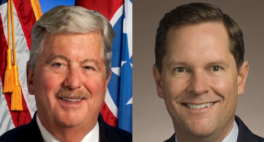 Tenn. Senate Speaker Randy McNally (Left) and House Speaker Cameron Sexton