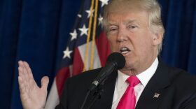 Republican presidential candidate Donald Trump speaks during a news conference at Trump National Doral, Wednesday, July 27, 2016, in Doral, Fla. (AP Photo/Evan Vucci)