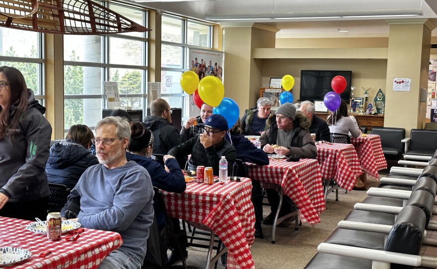 Many community members attended the Memorial Day event with Dang and Sarnecki, which served hundreds of hotdogs and hamburgers from Unalaska's fire department.