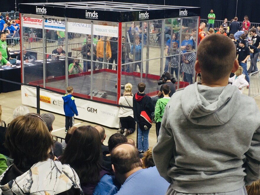 Spectators at the 2018 Xtreme Bot Challenge