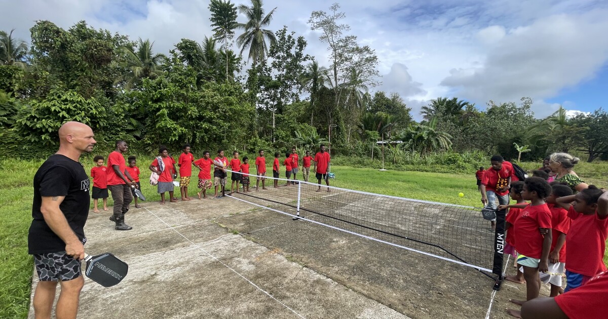 From Naples to the South Pacific, a pickleball pro is spreading the game