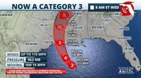 Hurricane Laura Cone