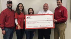 Giant check presentation