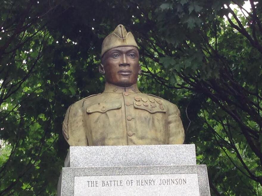  A statue of Sgt. Henry Johnson in Albany's Washington Park.