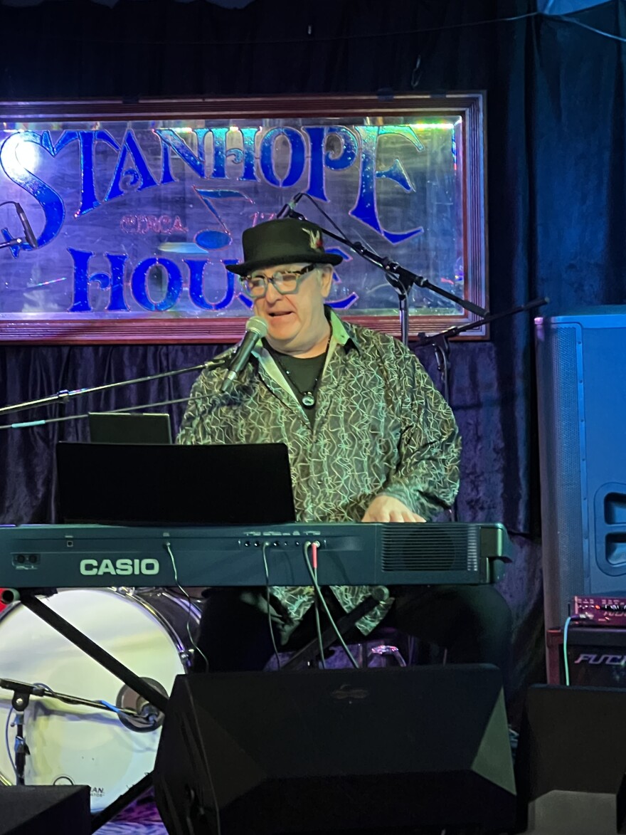 Ed Alstrom won the solo/due division at the 2025 North Jersey Blues Society's Blues Challenge