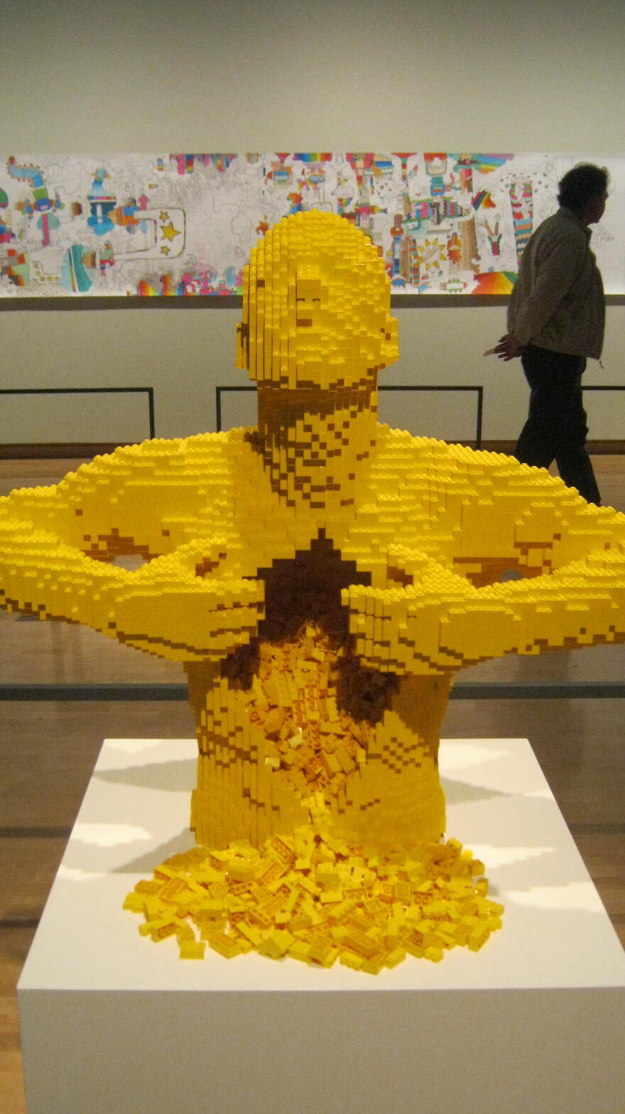 Nathan Sawaya's Yellow! was one of my favorite unusual modern ArtPrize entries in 2011. It's made of yellow legos.