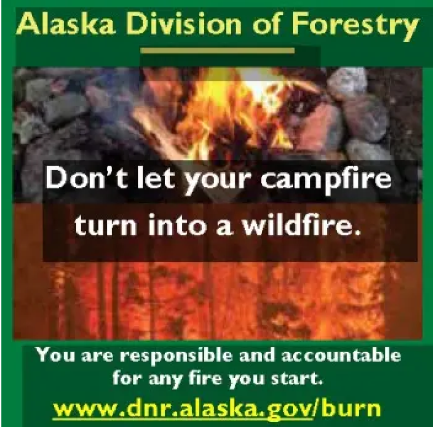 State Forestry officials are discouraging campfires, but they're still allowed in developed campsites. Fire officials say campers should keep the fires small, with flames no higher than 3 feet.