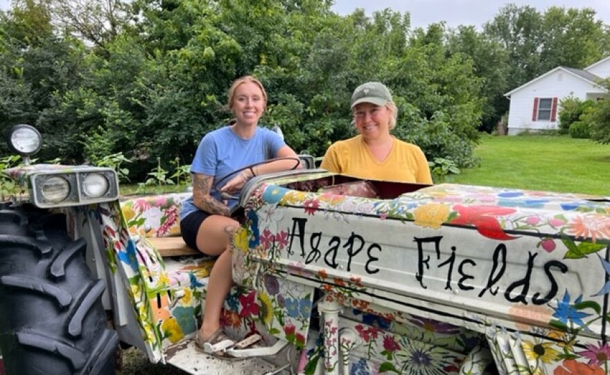 Ahlai Combs & Jordyn Ritchie of Agape Fields in Jessamine Co.
