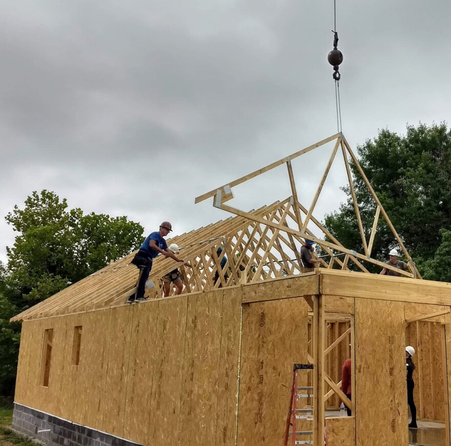 A Habitat for Humanity site in Chattanooga