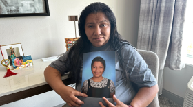 Dinora lost her 10-year-old daughter Ceydi to a fire at 430 Meridian St. on April 2.