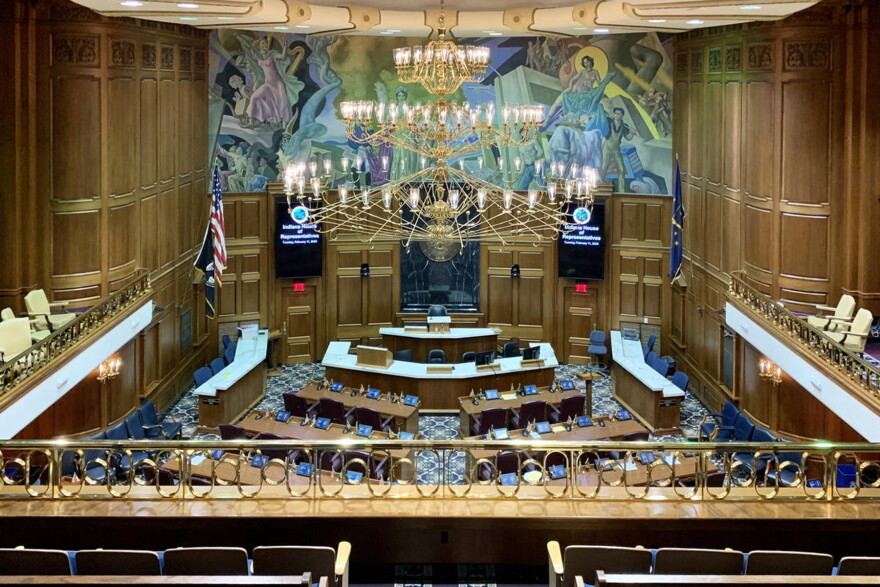 The Indiana General Assembly's session is set to end April 29.