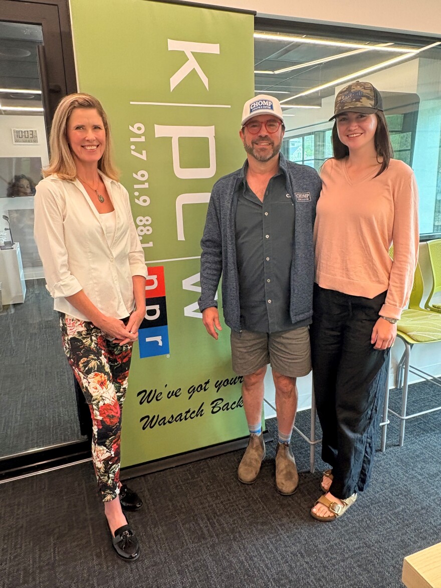 Mary Beth Maziarz with Rick Nemeroff and Leah Erickson of Chomp Donuts