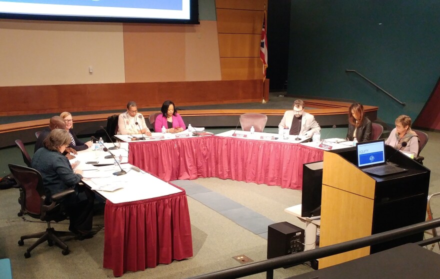 School board members meet this evening at 2651 Burnet Avenue.