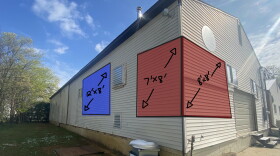 A mock-up of the mural before the event.