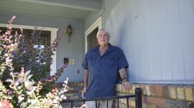 Stephen Weil at his Carson City home on Aug. 18, 2025. Earlier in the year, he was notified that the insurance company wouldn’t renew the coverage policy for his house.