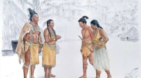 Illustration by artist Bobby C. Martin as part of the Visualizing Indigenous Florida exhibition
