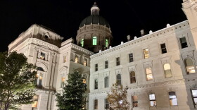 The Indiana Statehouse.