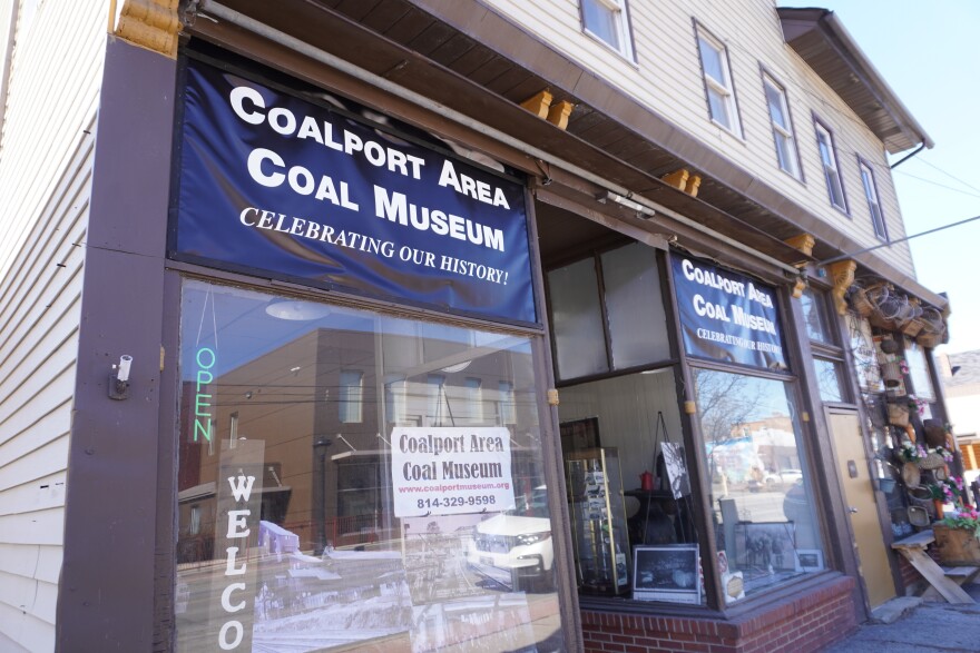 The Coalport Area Coal Museum is located at 825 Main Street in Coalport, Pa. in a former opera house building. 