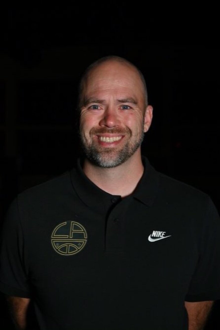 Link Academy head basketball coach Bill Armstrong