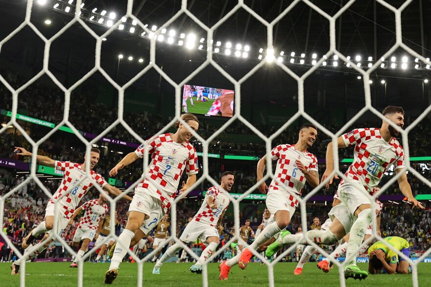 Croatia beats Brazil to advance to the 2022 World Cup semifinals : NPR