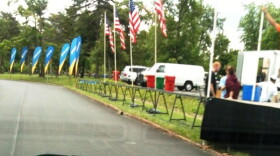 Amherst Street Corporate Challenge set up