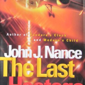 a book cover that says "the last hostage" 