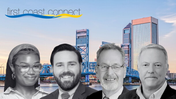 Trinity Webster-Bass, Jake Stofan, Jim Piggott and John Daigle