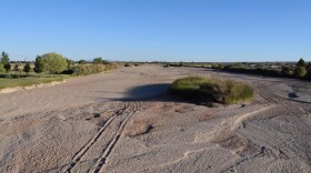 Dry Rio Grande bed in Southern New Mexico.