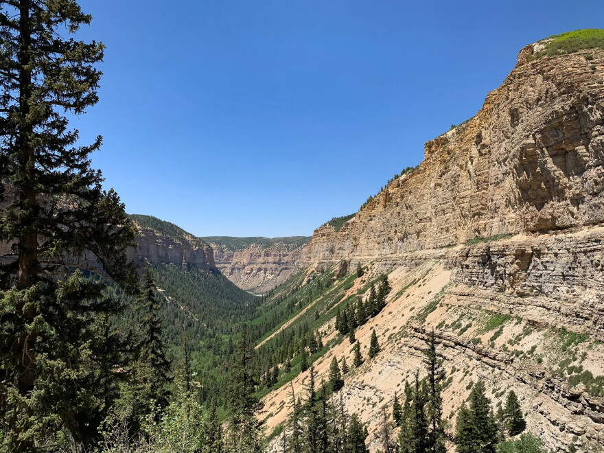 The Roan Plateau towers over West Garfield County and is being eyed for oil and gas drilling.