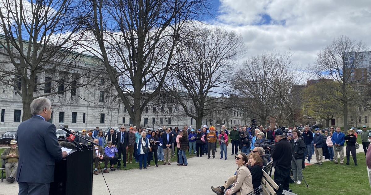 Maine lawyers rally against Trump administration attacks on rule of law