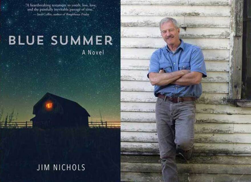 Blue Summer book jacket & author Jim Nichols