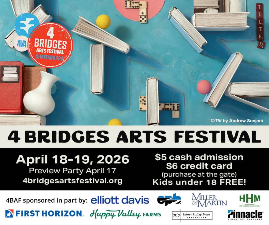 4 Bridges Arts Festival logo.
